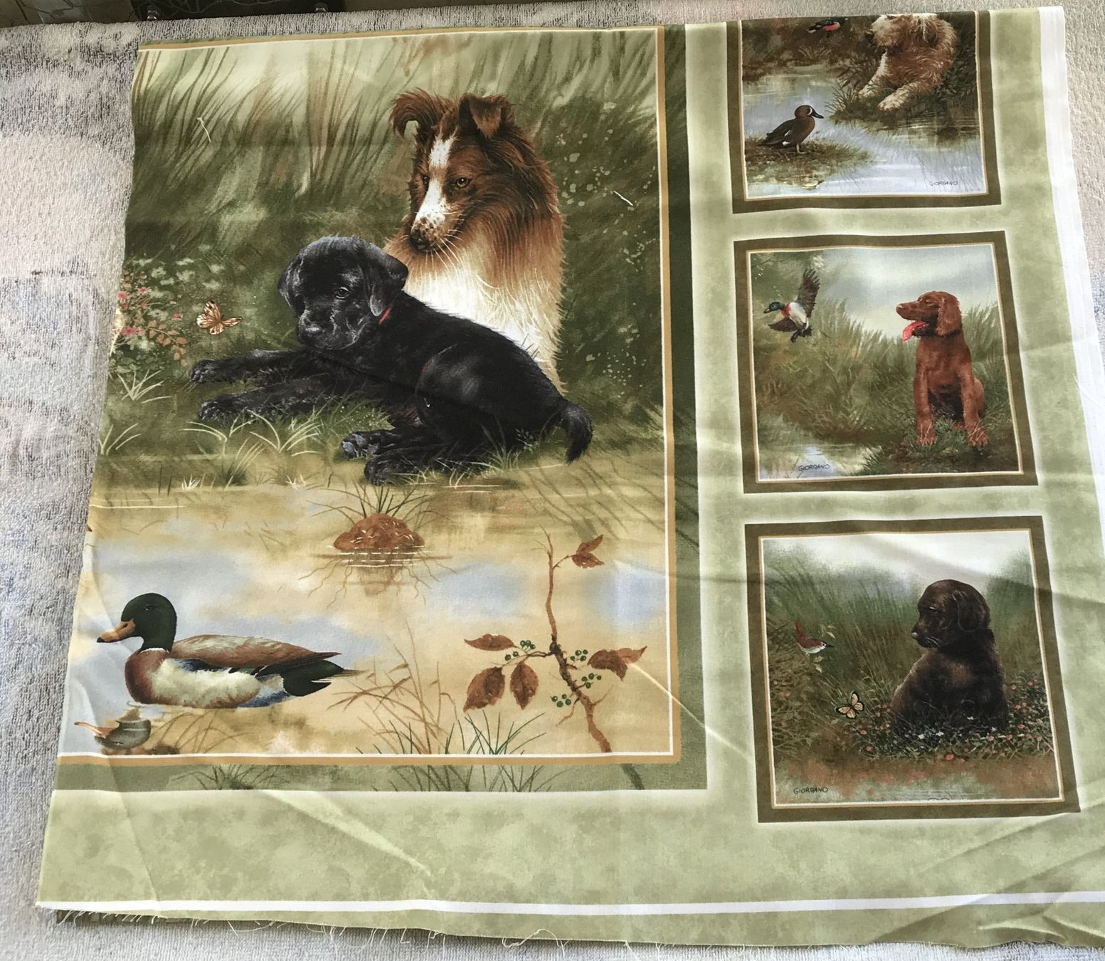 Stoffe: STOFF DOG DAYS PANEL CA. 200X115CM NEU – Neu (gemäss Beschreibung) aus Ostermundigen von wini63