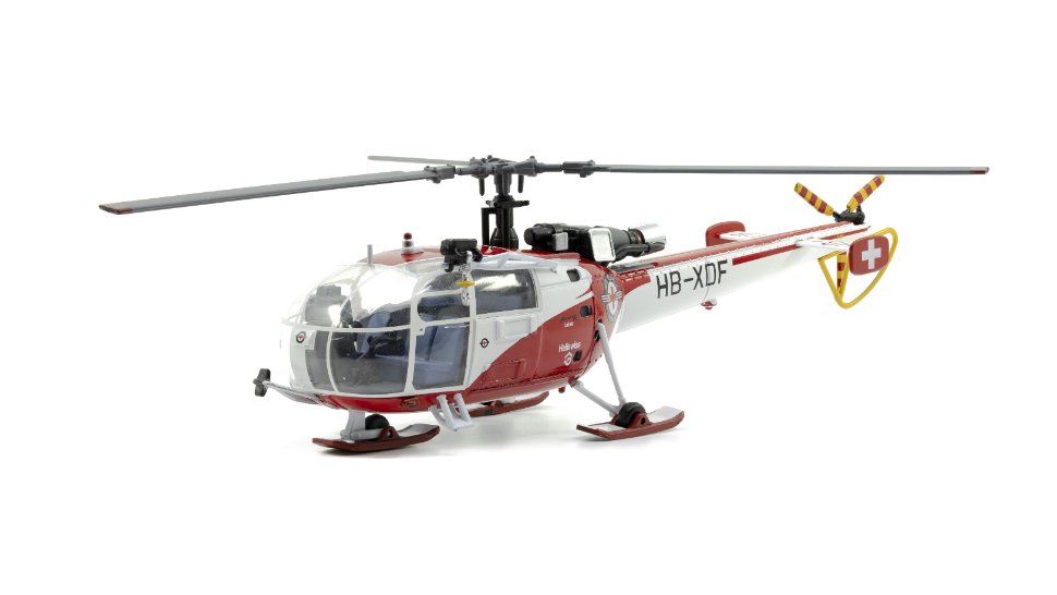 Rega Kit di modellismo & Modellini statici: 1:72 Alouette III Rega HB-XDF – Nuovo e nell'imballaggio originale da Affoltern am Albis venduto da Modellshop-8910