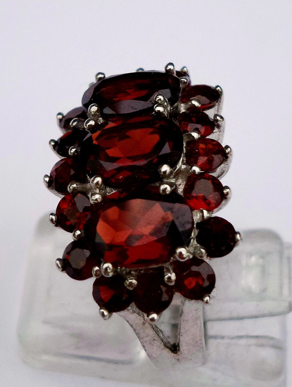 Bagues: Ring Granat Silber Grösse 56 neu – Neuf (Voir description) à Zürich par adriben 4