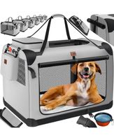 + Hundetransportbox faltbar 49,5x34,5 grau