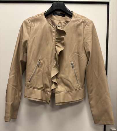 Blazer/Jacke Lederoptik  - Zara - Gr. M/L