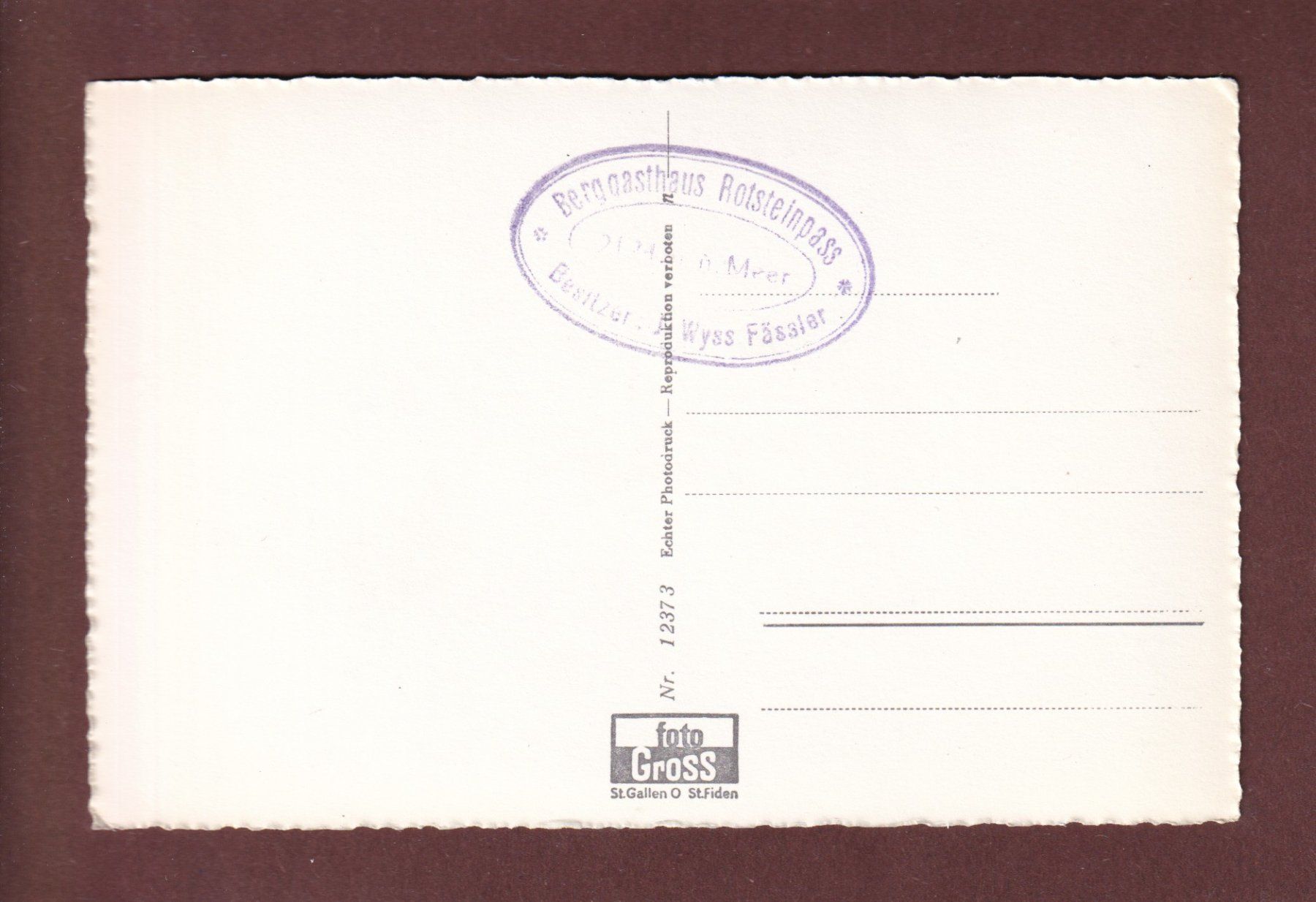 Cartes postales: MEGLISALP mit Altmann – D'occasion à Pully par nicecards-shop 1