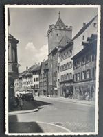 Rheinfelden Ortsstrasse mit Rathausturm, Kantonspolizei