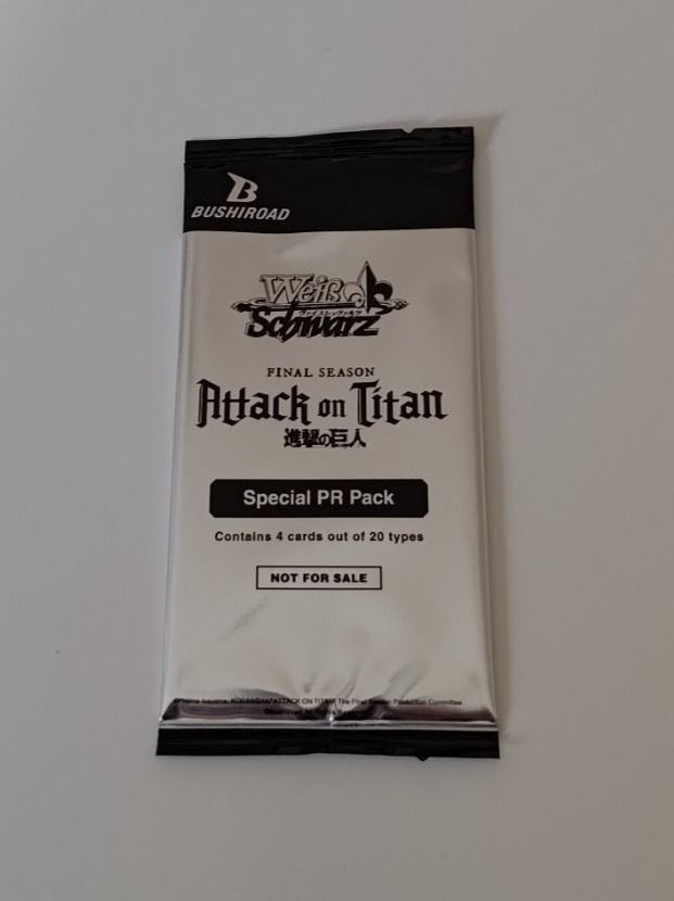 Sammelbilder & Trading cards: Attack on Titan Weiss Schwarz Special Promo Pack – Neu und originalverpackt aus Bern von chmod