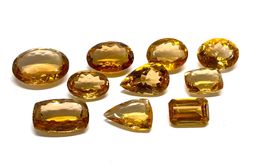 Lot 10 x citrines 102.10 ct - Valeur 1'200.- Fr