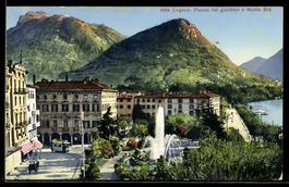 AK Lugano, Piazza del giardino e Monte Brè