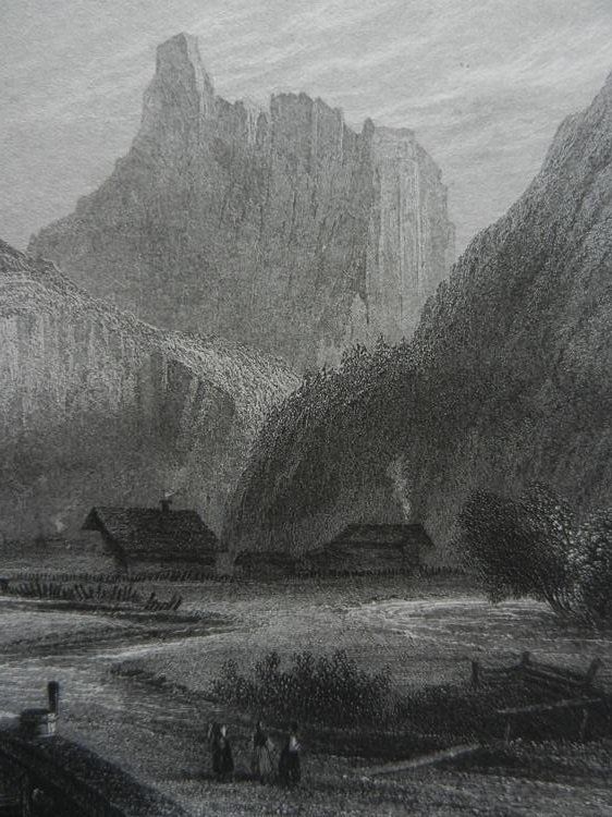 Incisioni: Kandersteg Stahlstich von Bartlett – Usato da Risch venduto da Rischli15 6