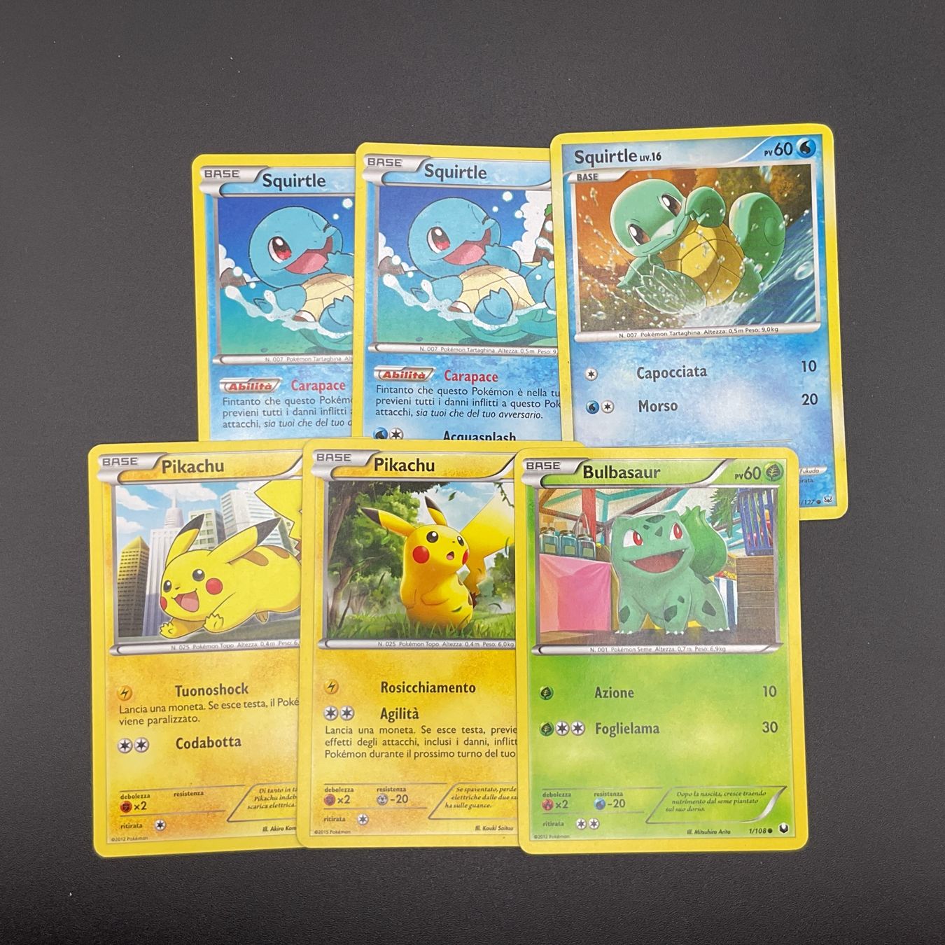 Pokémon Sammelbilder & Trading cards: Pokémon Starter Bundle , Pikachu Squirtle Bisasam IT Ab 1 -. – Gebraucht aus Niederuzwil von NadineS75