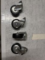 4 Rollen Räder Kunststoff 100kg pro Rad ungebremst