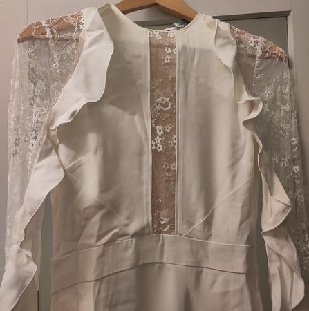 Weisses Kleid von Elie Saab, Gr. S