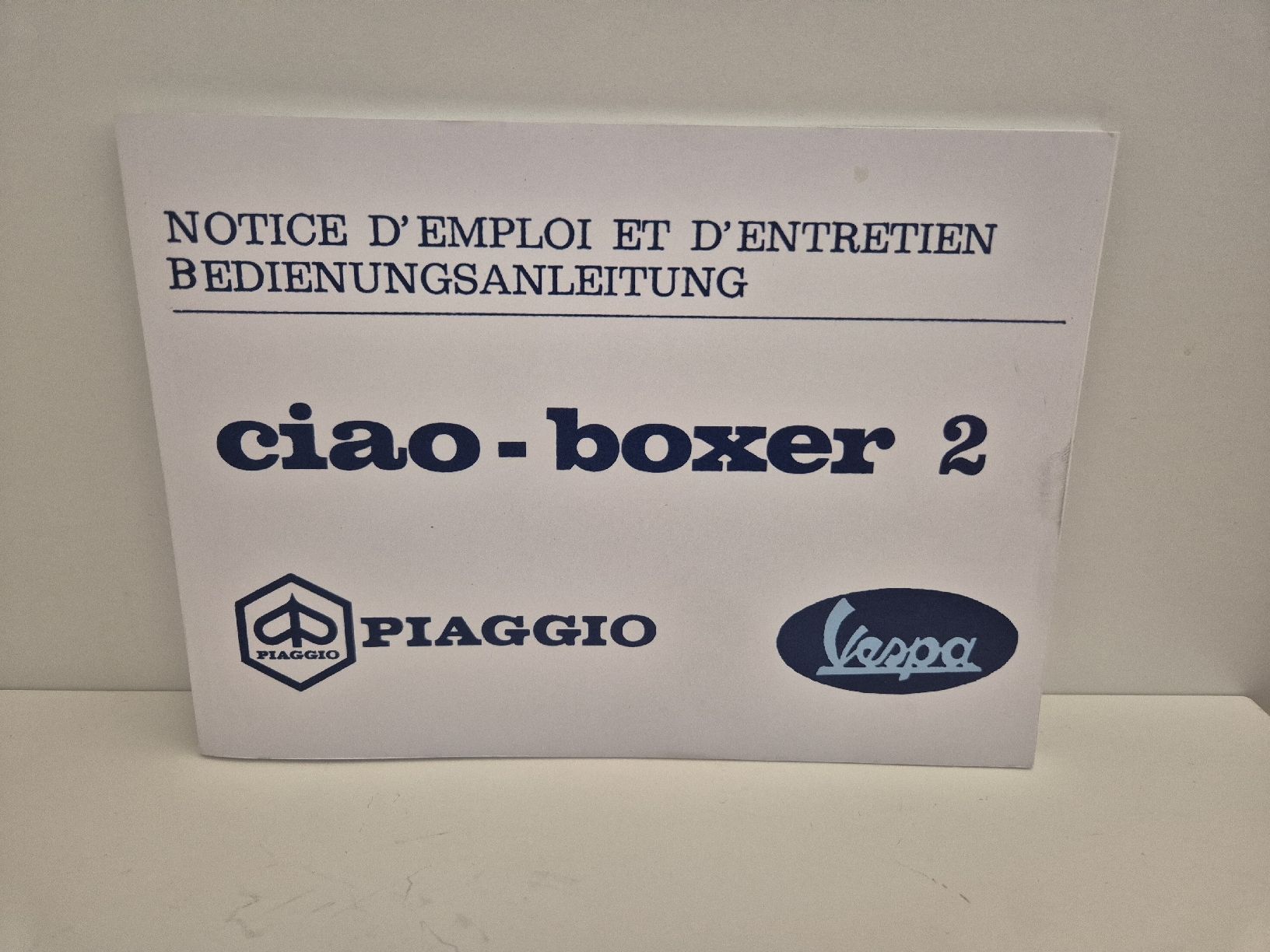 Bücher: Betriebsanleitung Piaggio Ciao, Boxer – Neu und originalverpackt aus Domat/Ems von cowi 1