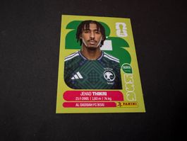Panini FIFA Fussball WM 2026 Sticker Jehad Thikri KSA 6