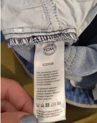 Jeans: Jeans Culotte 99% Baumwolle Gr. 36 blau – Nuovo (secondo la descrizione) da Münsingen venduto da Nik_und_Kat 3