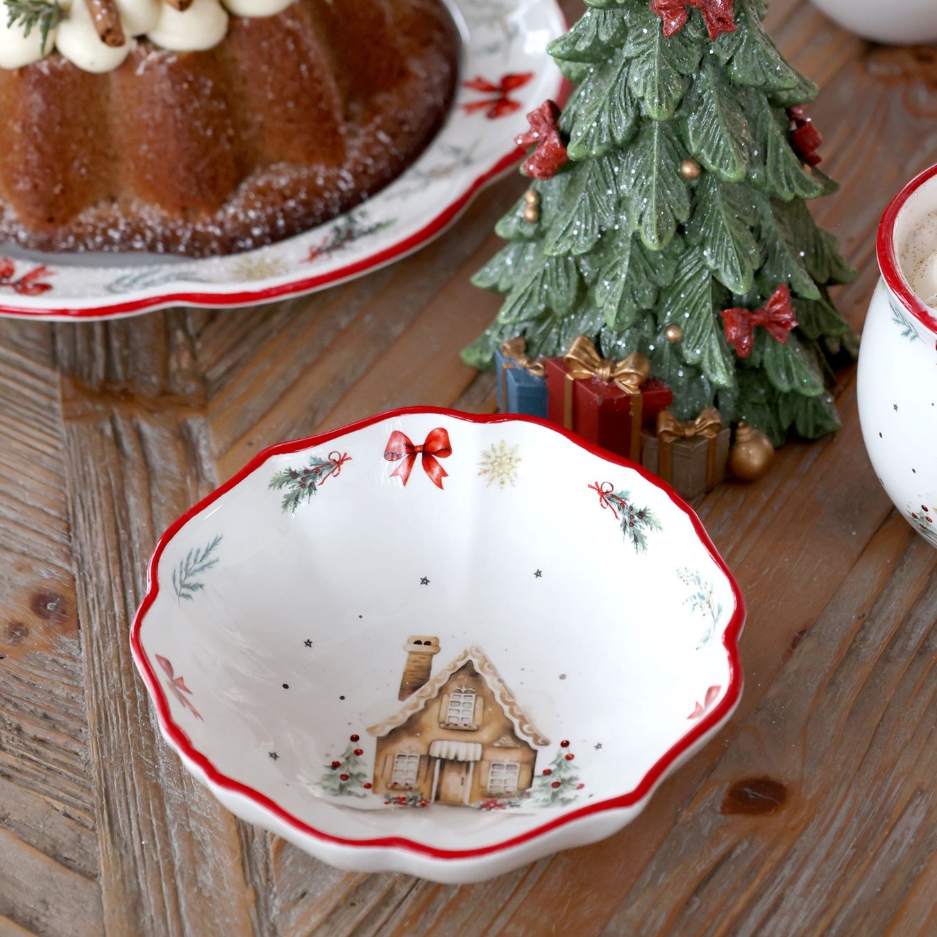Schalen: Chic Antique Schüsseli "Chalet de Noël" – Neu und originalverpackt aus Innertkirchen von Glatthard-Interior