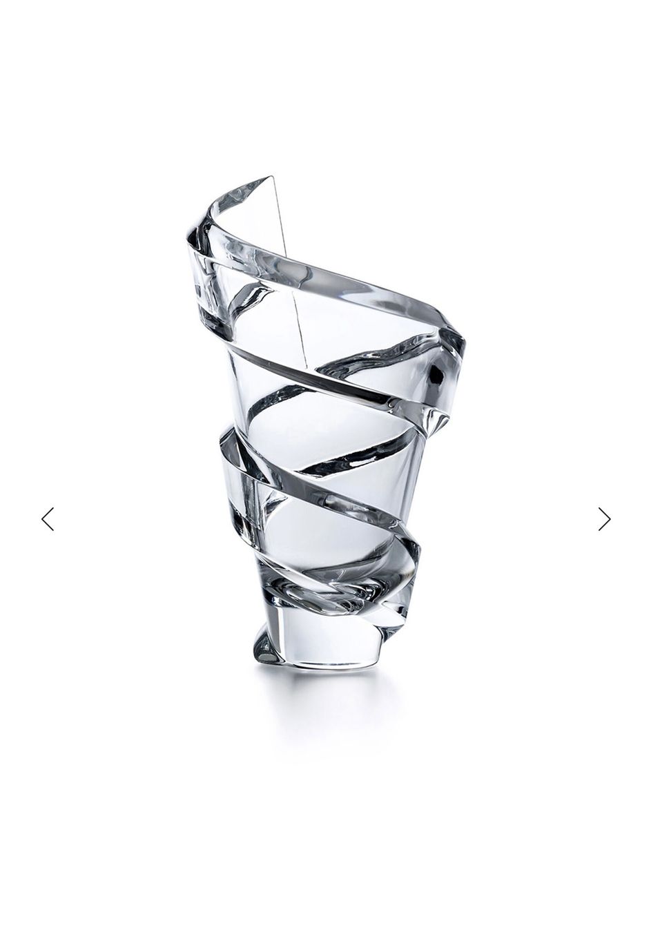 Baccarat Vasi & Recipienti: Baccarat Spirale Vase 270 – Nuovo e nell'imballaggio originale da Pfäffikon SZ venduto da Laladi8001
