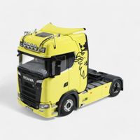 1:18 NZG Scania V8 730S 4x2, gelb