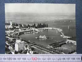 ROMANSHORN HAFEN BHANHOF TG AK FLUGAUFNAHME COMET 1966