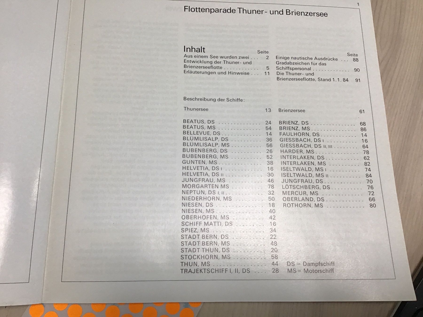 Libri: BUCH Flottenparade Thuner-/Brienzersee BIS – Usato da Männedorf venduto da Modelle-aller-Art 1