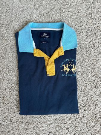 Polo La Martina Herren Grösse L dunkelblau Zustand gut