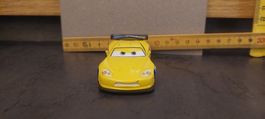 Spielzeugauto Mattel Disney Pixar Corvette gelb gebraucht