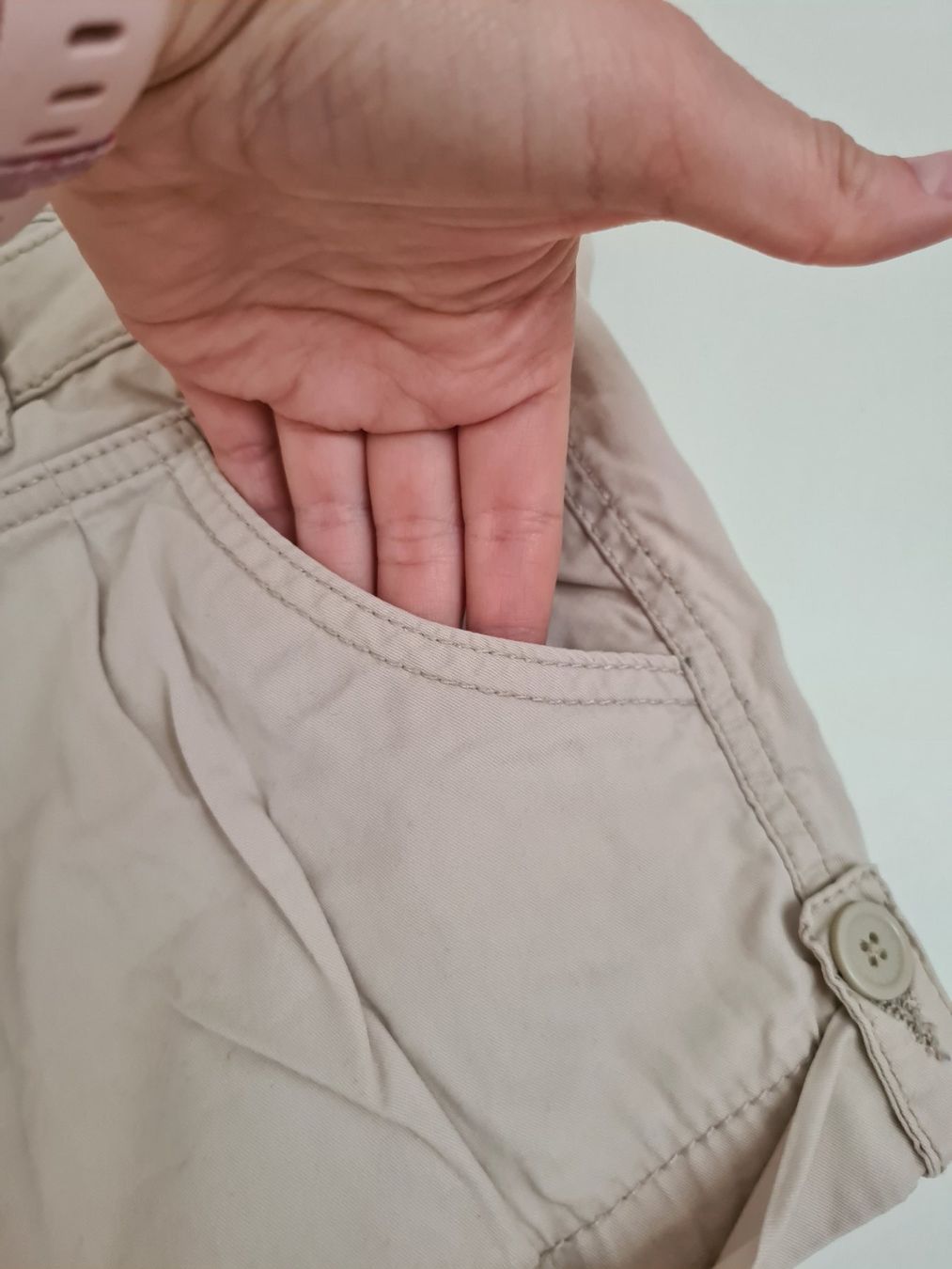 Hosen: Beige/hellbraune kurze Hose/Shorts Gr.38 – Gebraucht aus Schaffhausen von sabrina915 2