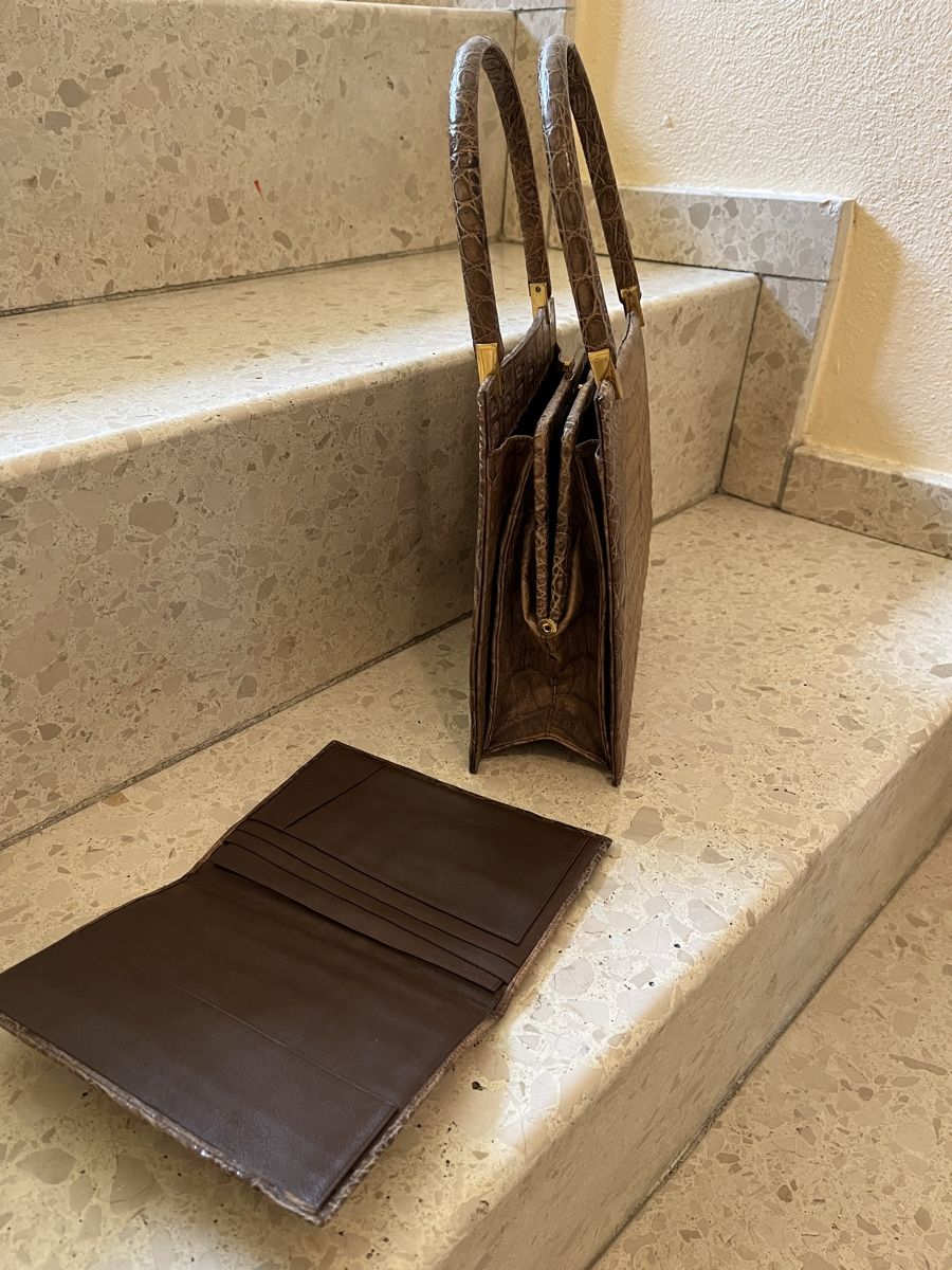 Borse da donna: Echte Vintage Krokotasche! – Nuovo (secondo la descrizione) da Bettlach venduto da Brissoni 3