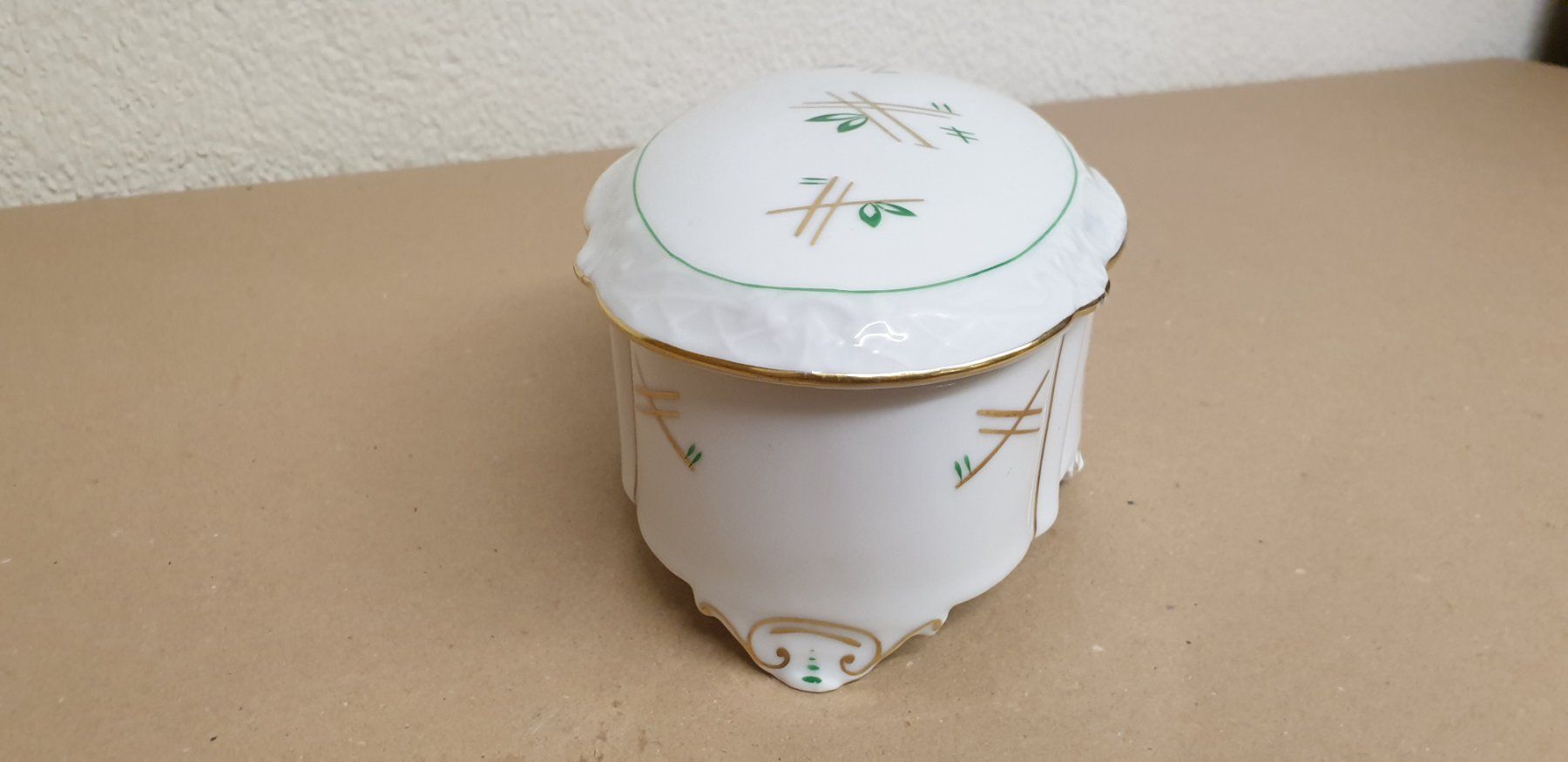 Barattoli: Art Deco Deckeldose gemarkt – Usato da Emmen venduto da Brockofsky 2
