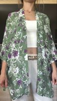 Kimono en soie  fleuri Massimo Dutti taille M