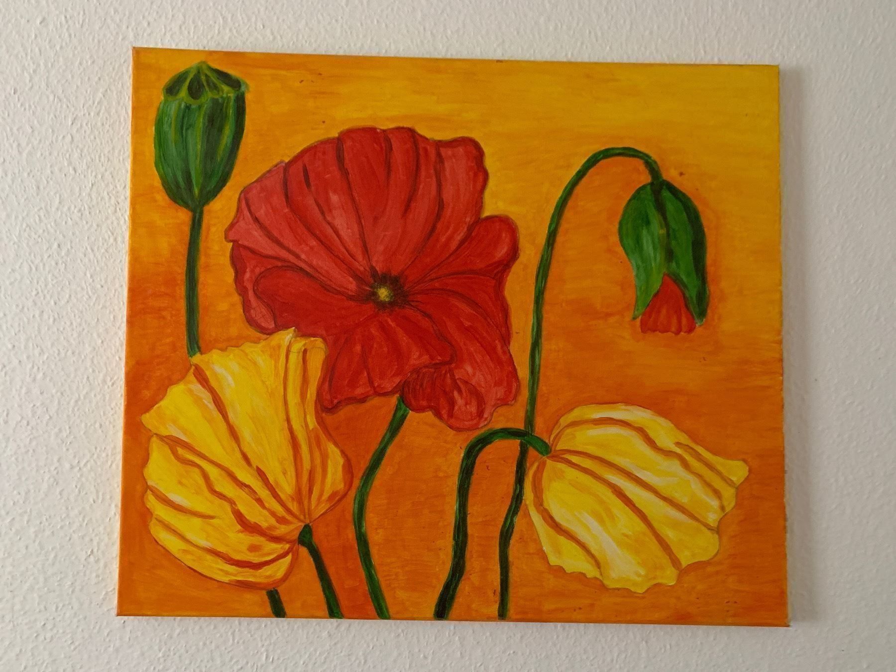 Dipinti: Gemälde Mohnblume 60x70 cm NEU – Nuovo (secondo la descrizione) da Regensdorf venduto da Spyke55