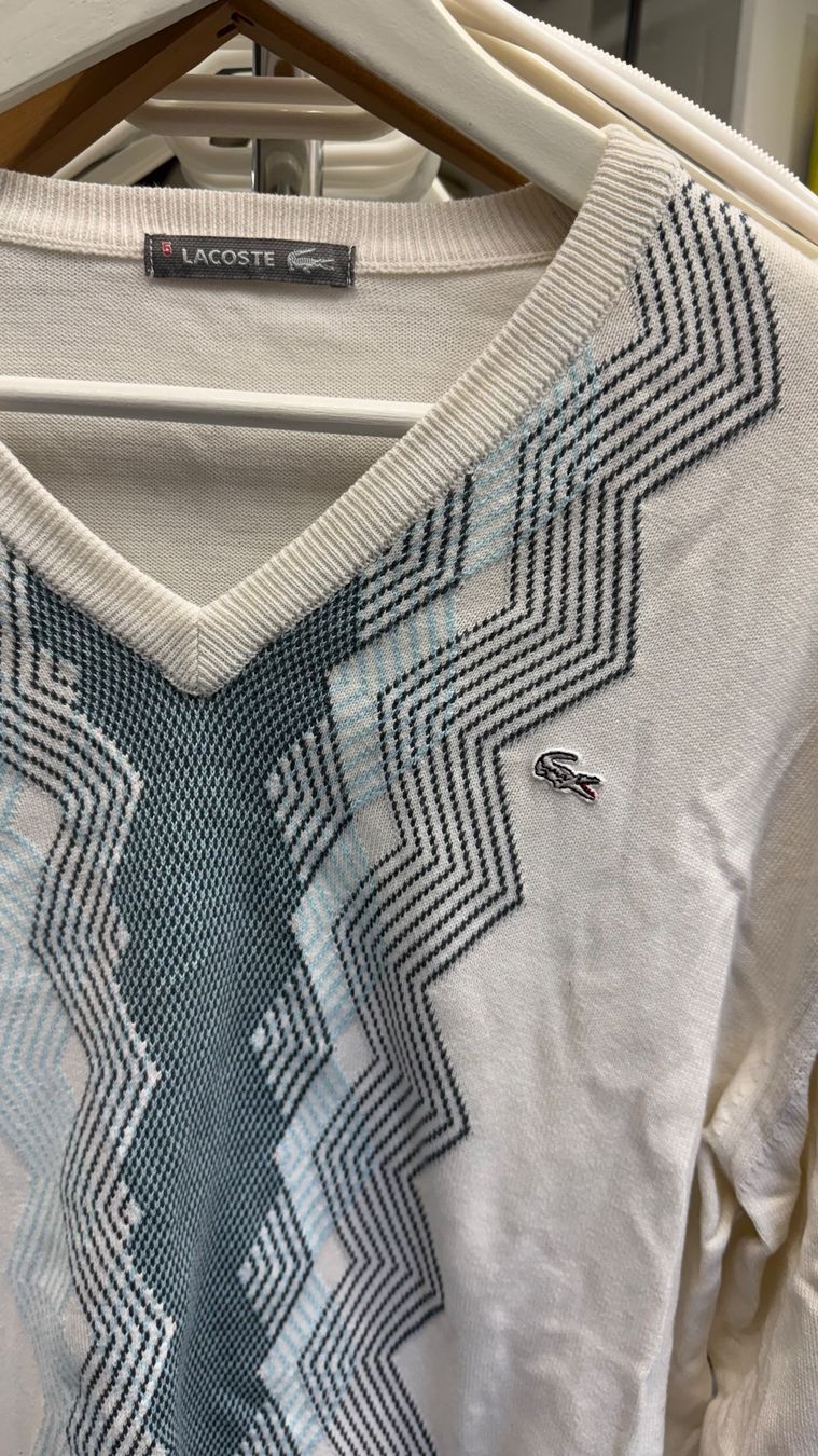 Lacoste Maglioni & Felpe: Lacoste Pullover, Top Zustand, Weiss, Grösse M, Winter – Usato da Widnau venduto da flottifetze 1