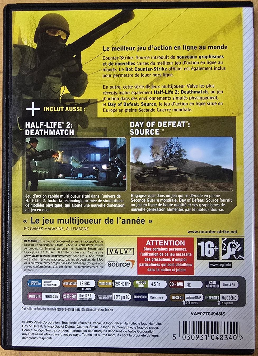 Microsoft Spiele: PC : Counter-Strike - Source – Gebraucht aus Froideville von xXSebastienXx 1