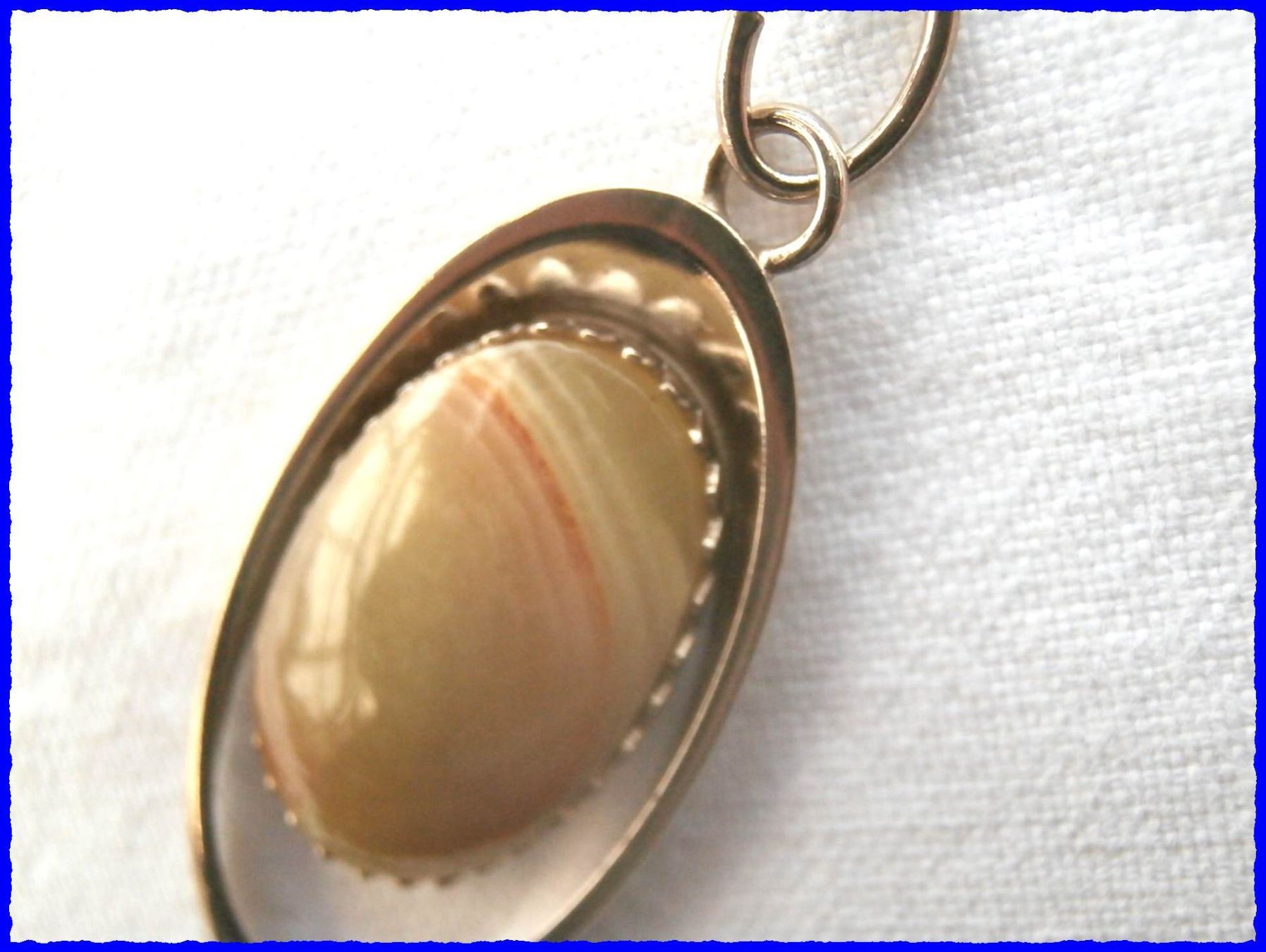 Anhänger: Anhänger mit ACHAT - versilbert – Neu (gemäss Beschreibung) aus Worblaufen von Re_mo81 2