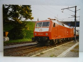 Foto DB 120 134-2 Lokomotive Ausstellung SG St.Fiden 9.1990