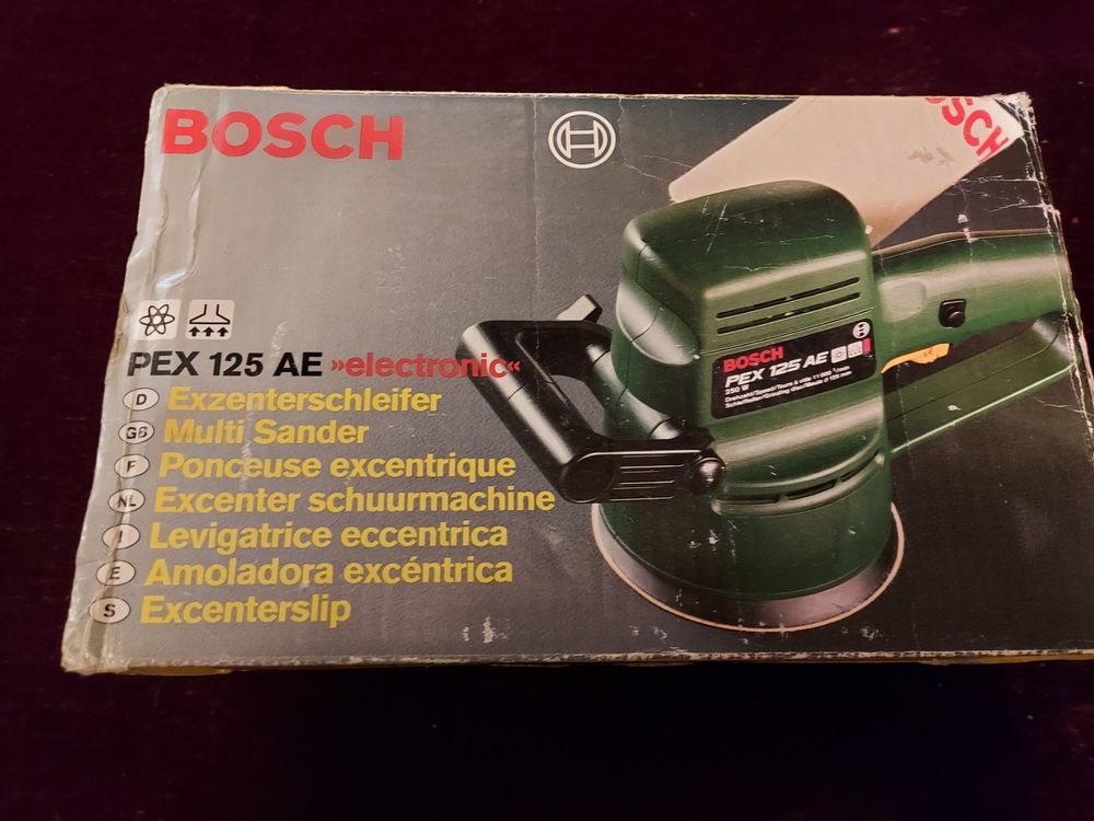 Bosch Exzenterschleifer PEX 220 A Im Karton Mit 125 Mm Schleifteller