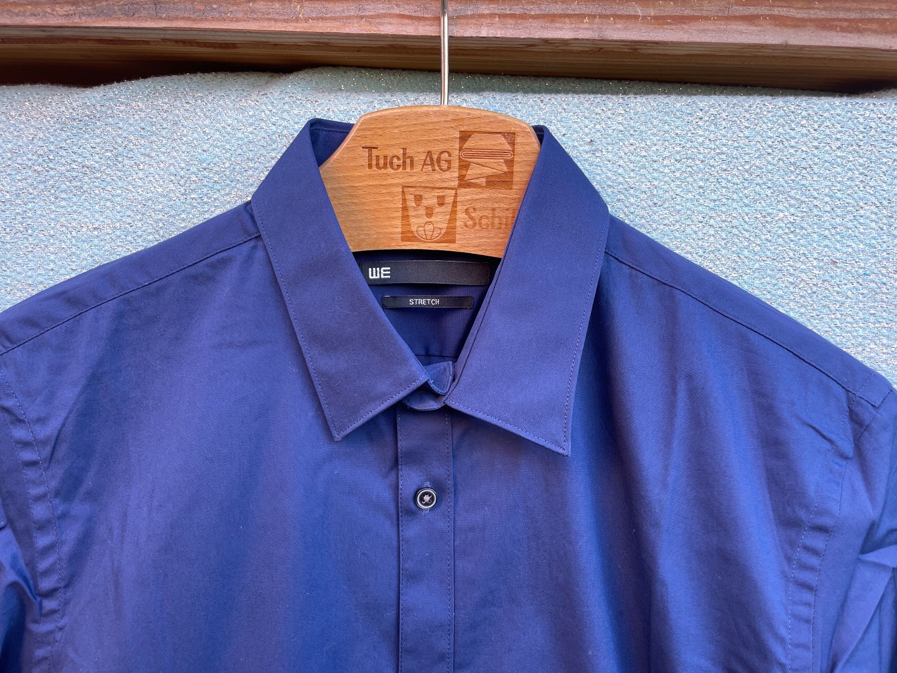 We Camicie: Dunkelblaues WE Herren Langarm Hemd Gr. L – Usato da Frasnacht venduto da GracyStore 1
