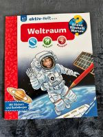Weltraum Aktiv-Heft 4-7J mit Stickern und Bastelbogen - NEU