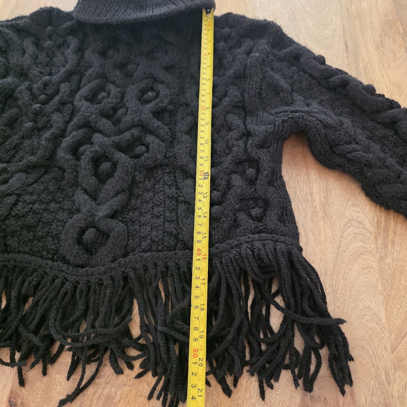 Zara Pullover & Sweatshirts: Zara Rollkragenpullover schwarz mit Fransen Grösse S – Gebraucht aus Rheinsulz von Gilea 8