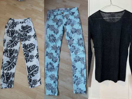 2 Hosen 1 Leooberteil Gr. S/36