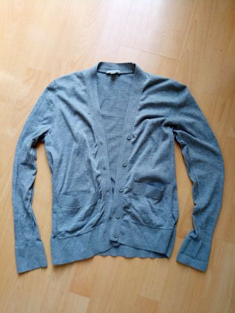 Feiner Cardigan, Grau XS