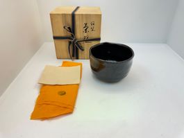 Teeschale Japan Chawan Keramik-  20. Jh. „Raku"