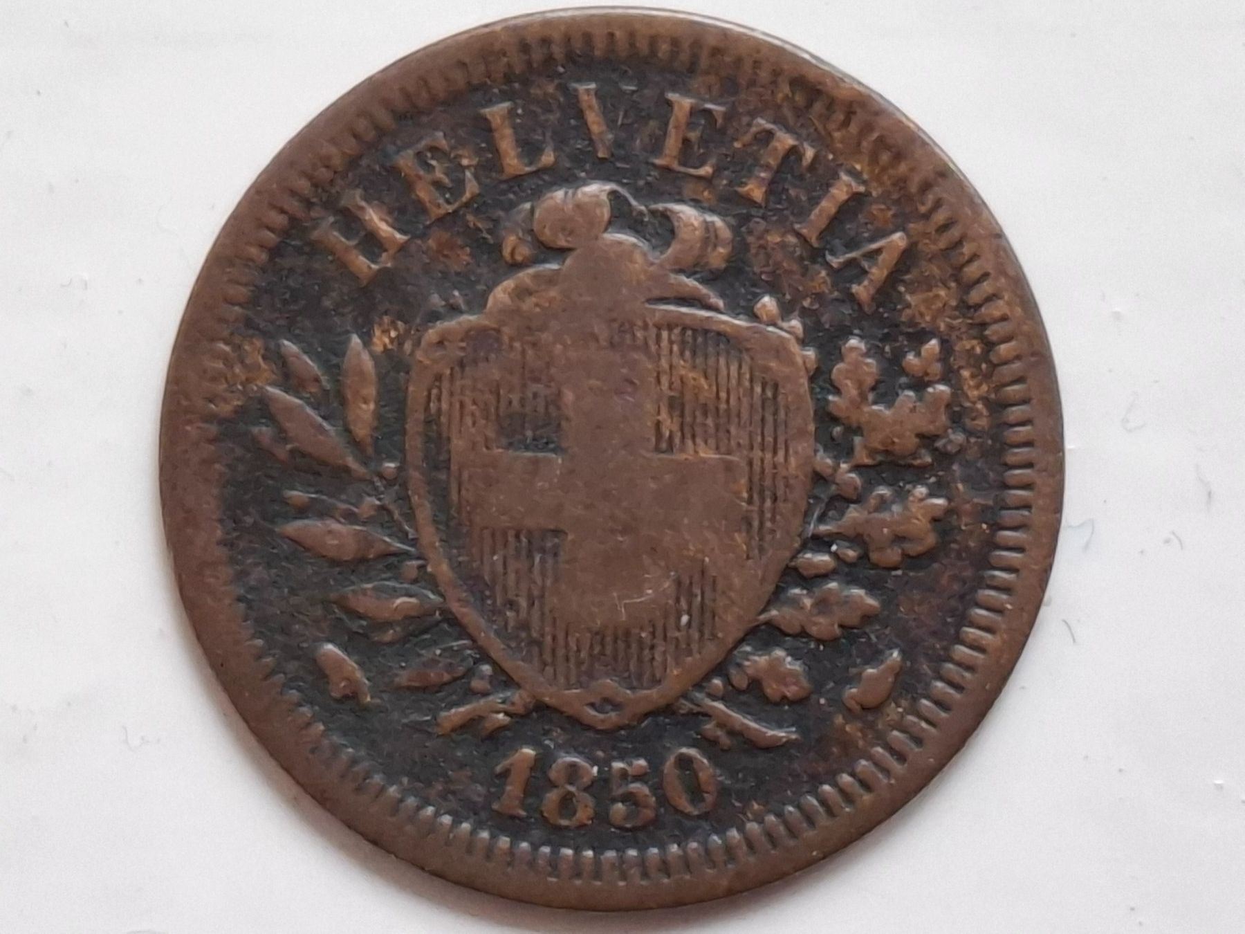 Tutti le monete: 1 Rappen 1850 – Usato da Neuchâtel venduto da Grandloupblanc