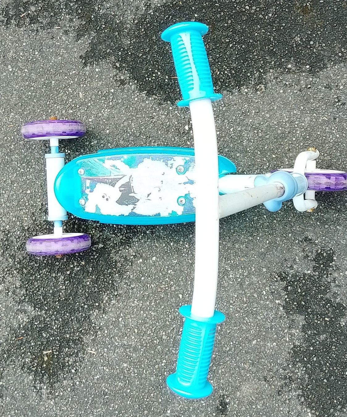 Smoby Kickboard: Kinderscooter blau – Usato da Oberrohrdorf venduto da Mik_6hxw