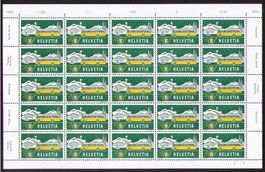 1953_314_ALPENPOST, POSTAUTO 10_ KOMPLETTER BOGEN C333 ! **
