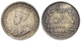 Kanada, 5 Cents 1912