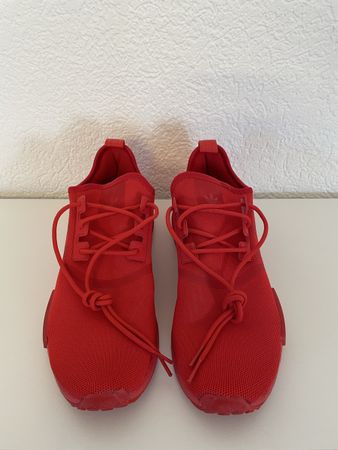 Adidas NMD R1 PRIMEBLUE SNEAKER VIVID RED PRAKTISCH WIE NEU
