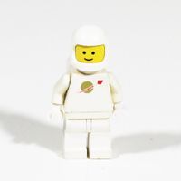 LEGO Minifigur SPACE CLASSIC ASTRONAUT Weiss VINTAGE!
