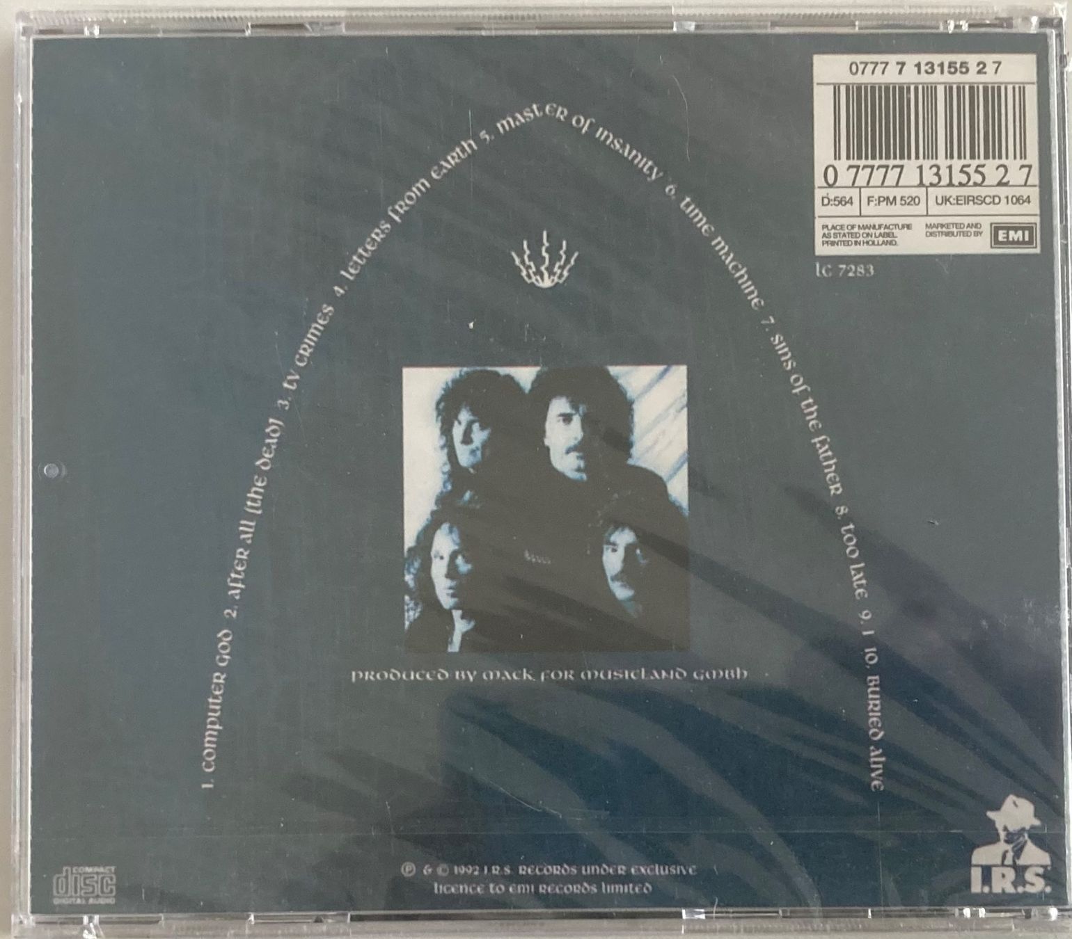 CD: BLACK SABBATH - DEHUMANIZER – Nuovo e nell'imballaggio originale da Poliez-Pittet venduto da Newtown-Records 1