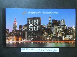 UNO Wien 1995 Markenheftchen 50 Jahre UNO postfrisch