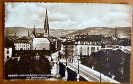Basel - Johanniterbrücke u. Feldbergstrasse 1926