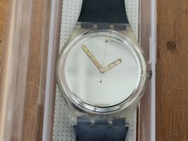 SWATCH GK104 SNOWWHITE VON 1987 NEU